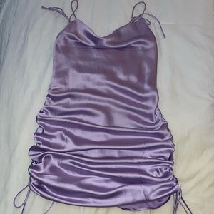 Lavender mini dress